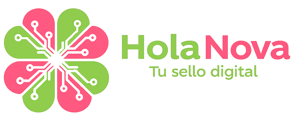 Logo rectangular Hola Nova Digital